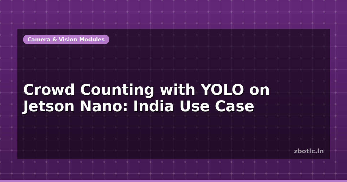 Crowd Counting with YOLO on Jetson Nano: India Use Case - Zbotic