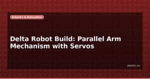 Delta Robot Build: Parallel Arm Mechanism with Servos