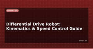 Differential Drive Robot: Kinematics & Speed Control Guide