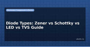 Diode Types: Zener vs Schottky vs LED vs TVS Guide