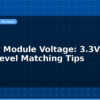 blog display module voltage 3 3v vs 5v logic level matching tips 597168