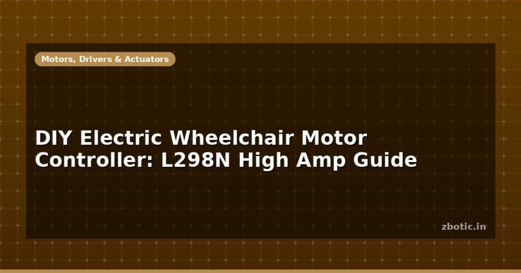Blog Diy Electric Wheelchair Motor Controller L298n High Amp Guide 596736 Large