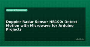 Doppler Radar Sensor HB100: Detect Motion with Microwave for Arduino Projects