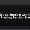 blog drone esc calibration get all motors running synchronized 595661
