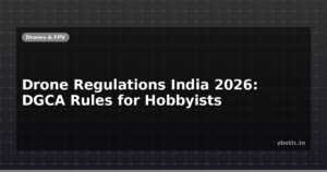 Drone Regulations India 2026: DGCA Rules for Hobbyists