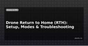 Drone Return to Home (RTH): Setup, Modes & Troubleshooting