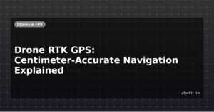 Drone RTK GPS: Centimeter-Accurate Navigation Explained