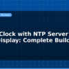 blog esp32 clock with ntp server and oled display complete build 597677