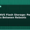 blog esp32 nvs flash storage persist settings between reboots 595316