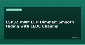 ESP32 PWM LED Dimmer: Smooth Fading with LEDC Channel