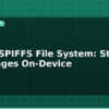 blog esp32 spiffs file system store web pages on device 595542