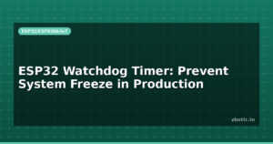 ESP32 Watchdog Timer: Prevent System Freeze in Production