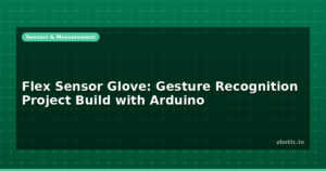 Flex Sensor Glove: Gesture Recognition Project Build with Arduino
