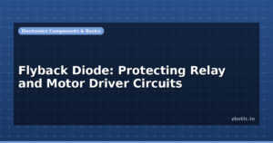 Flyback Diode: Protecting Relay and Motor Driver Circuits