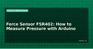 Force Sensor FSR402: How to Measure Pressure with Arduino