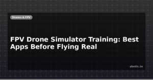 FPV Drone Simulator Training: Best Apps Before Flying Real