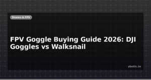 FPV Goggle Buying Guide 2026: DJI Goggles vs Walksnail