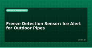 Freeze Detection Sensor: Ice Alert for Outdoor Pipes