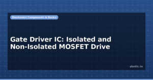 Gate Driver IC: Isolated and Non-Isolated MOSFET Drive