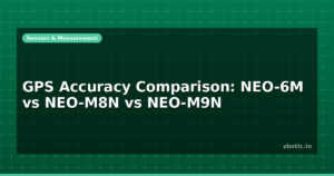 GPS Accuracy Comparison: NEO-6M vs NEO-M8N vs NEO-M9N