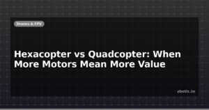 Hexacopter vs Quadcopter: When More Motors Mean More Value