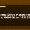 blog high torque servo motors for robotics mg996r to ds3225 596482