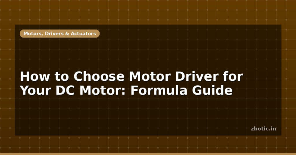 Blog How To Choose Motor Driver For Your Dc Motor Formula Guide 596818 Large
