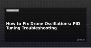 How to Fix Drone Oscillations: PID Tuning Troubleshooting