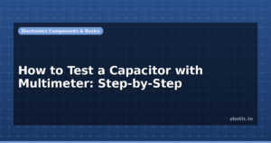 How to Test a Capacitor with Multimeter: Step-by-Step