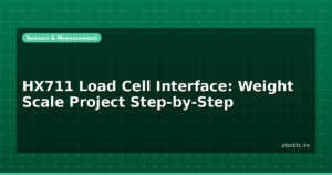 HX711 Load Cell Interface: Weight Scale Project Step-by-Step