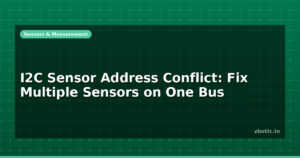 I2C Sensor Address Conflict: Fix Multiple Sensors on One Bus