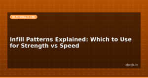 Infill Patterns Explained: Which to Use for Strength vs Speed