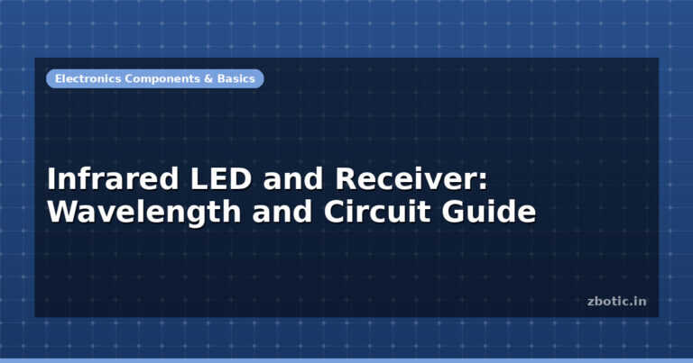 Infrared LED and Receiver: Wavelength and Circuit Guide