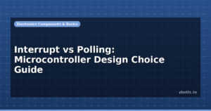 Interrupt vs Polling: Microcontroller Design Choice Guide