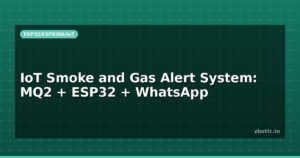 IoT Smoke and Gas Alert System: MQ2 + ESP32 + WhatsApp