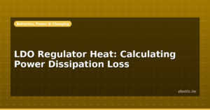 LDO Regulator Heat: Calculating Power Dissipation Loss