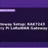 blog lora gateway setup rak7243 raspberry pi lorawan gateway india 597145