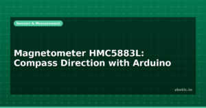 Magnetometer HMC5883L: Compass Direction with Arduino