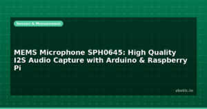 MEMS Microphone SPH0645: High Quality I2S Audio Capture with Arduino & Raspberry Pi