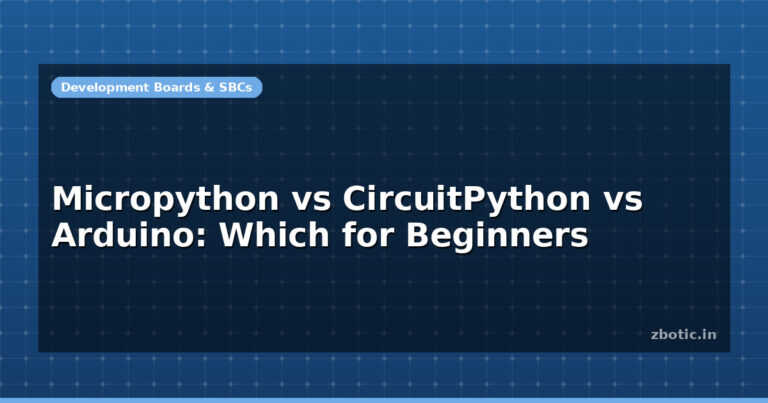 Micropython vs CircuitPython vs Arduino: Which for Beginners
