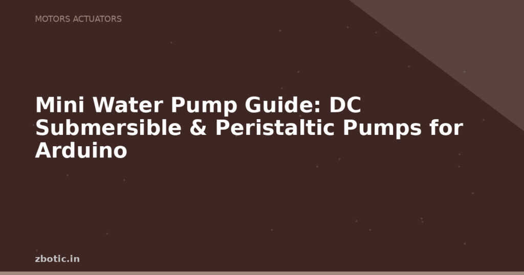 Blog Mini Water Pump Guide Dc Submersible Peristaltic Pumps For Arduino 594606 Large