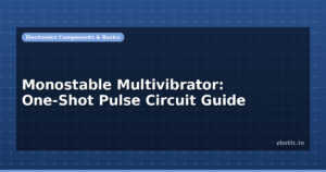 Monostable Multivibrator: One-Shot Pulse Circuit Guide