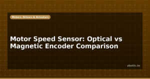 Motor Speed Sensor: Optical vs Magnetic Encoder Comparison