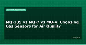 MQ-135 vs MQ-7 vs MQ-4: Choosing Gas Sensors for Air Quality