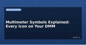 Multimeter Symbols Explained: Every Icon on Your DMM