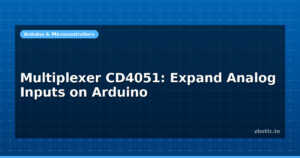 Multiplexer CD4051: Expand Analog Inputs on Arduino