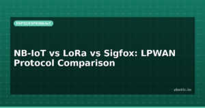NB-IoT vs LoRa vs Sigfox: LPWAN Protocol Comparison