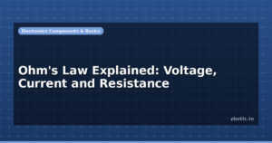 Ohm’s Law Explained: Voltage, Current and Resistance
