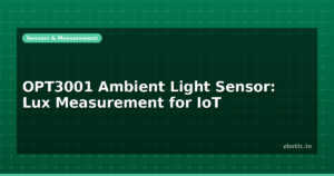 OPT3001 Ambient Light Sensor: Lux Measurement for IoT