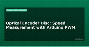 Optical Encoder Disc: Speed Measurement with Arduino PWM